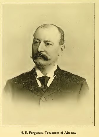 H. E. Ferguson, Altoona City Treasurer 1895