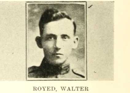 WALTER ROYED, Westmoreland County, Pennsylvania WWI Veteran